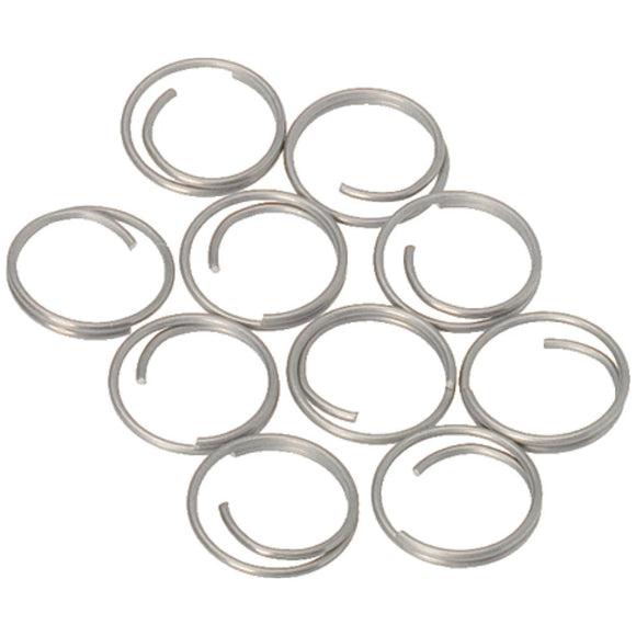 Barton Stainless Steel Large Split Rings - 14mm - 10-Pack [60191]
