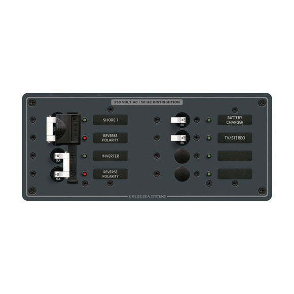 Blue Sea 8599 AC Toggle Source Selector (230V) - 2 Sources + 4 Positions [8599]