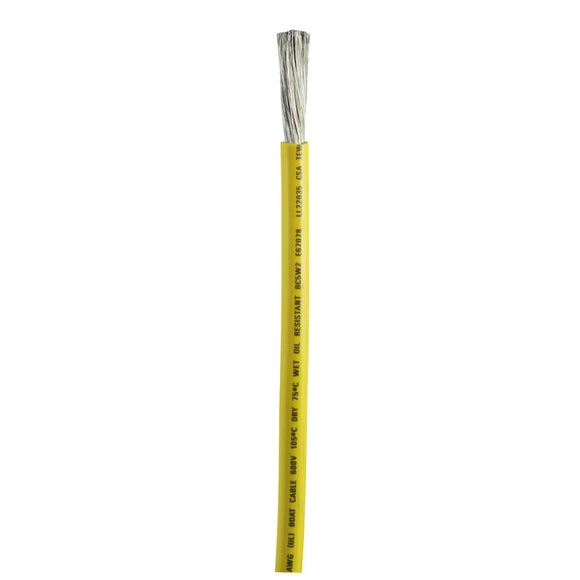 Ancor Yellow 2 AWG Battery Cable - Sold By The Foot [1149-FT]