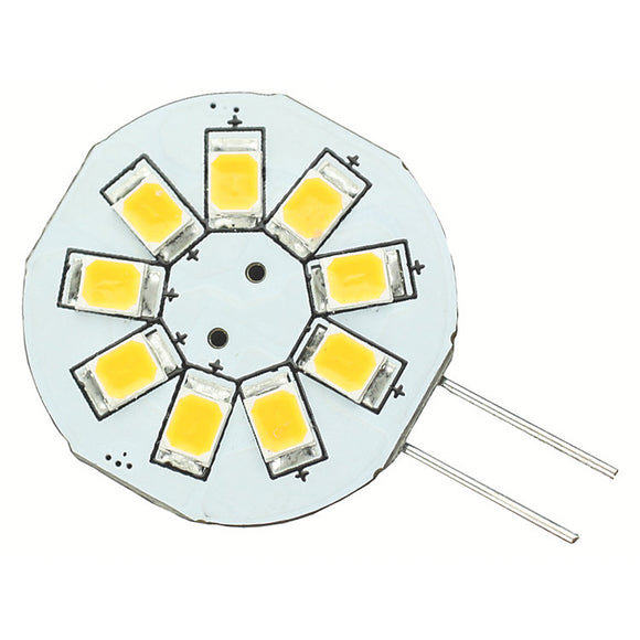Lunasea G4 8 LED Side Pin Light Bulb - 12VAC or 10-30VDC/1.2W/123 Lumens - Warm White [LLB-216W-21-00]