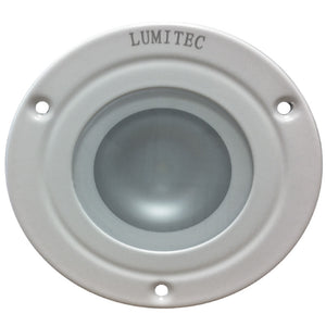 Lumitec Shadow - Flush Mount Down Light - White Finish - 3-Color Red/Blue Non-Dimming w/White Dimming [114128]