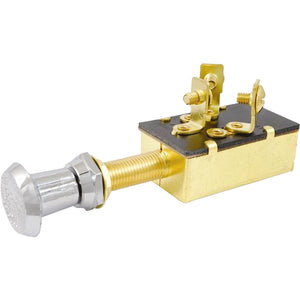 Attwood Push/Pull Switch - Three-Position - Off/On/On [7594-3]