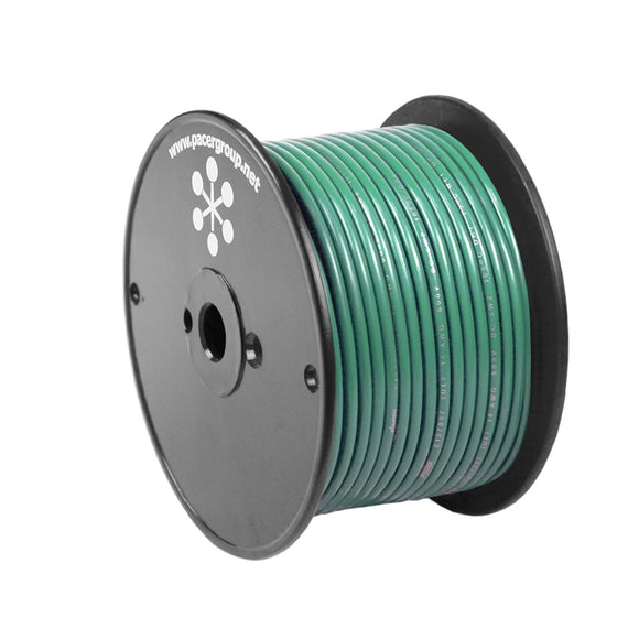 Pacer Green 14 AWG Primary Wire - 100 [WUL14GN-100]