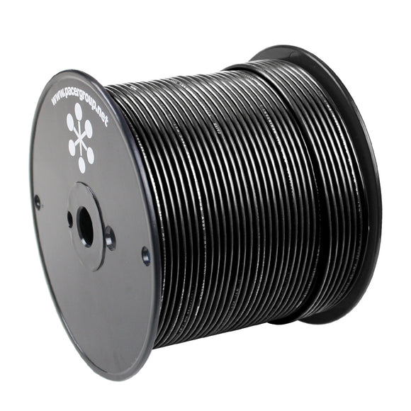 Pacer Black 12 AWG Primary Wire - 500 [WUL12BK-500]