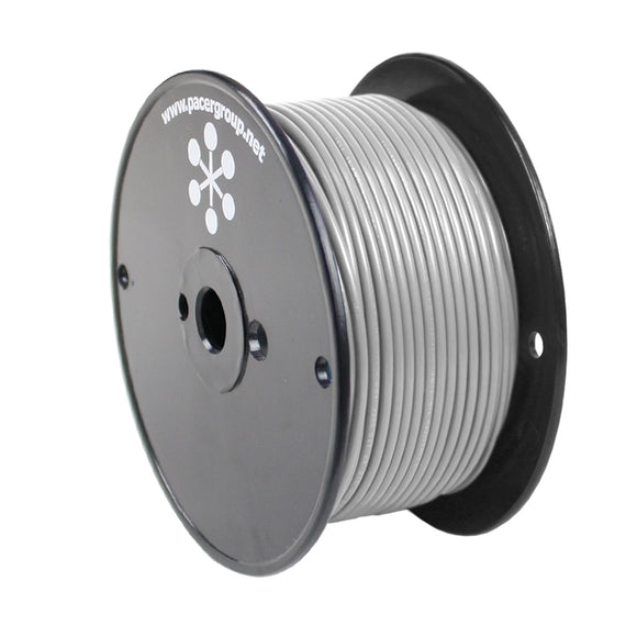 Pacer Grey 10 AWG Primary Wire - 250 [WUL10GY-250]