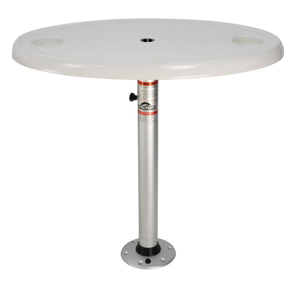 Springfield White Oval Table Package - 18